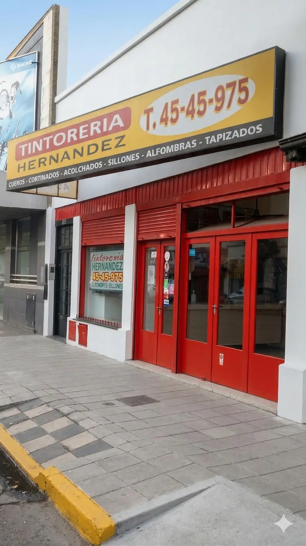 Frente del local Tintoreria Hernandez